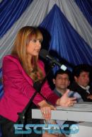 La precandidata de la Lista 501 K Celeste Segovia expuso su plataforma