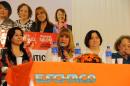 Mujeres polticas y dirigentes sociales reunidas en la UTN