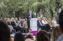 Acto oficial por el Da del Veterano y de los Cados en la guerra de Malvinas