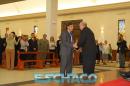 Saludos protocolares de Bienvenida a Monseor Alfredo Dus