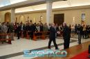 Saludos protocolares de Bienvenida a Monseor Alfredo Dus