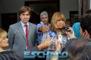 Saludos protocolares de Bienvenida a Monseor Alfredo Dus