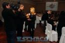 Aida agasaj a los periodistas