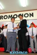 Premian al alumno destacado en Electromecnica del 2013