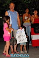 Vecinos cansados de los cortes de luz