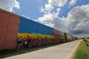 Mural colectivo en Resistencia