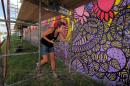 Mural colectivo en Resistencia
