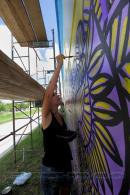 Mural colectivo en Resistencia
