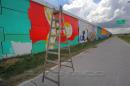Mural colectivo en Resistencia