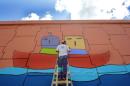 Mural colectivo en Resistencia