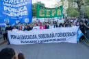 Quinta marcha federal universitaria por la educaci�n, la soberan�a y la democracia