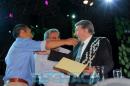 Homenaje a Lus Landriscina en la Fiesta del Chamam