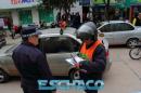 Protesta de Radio Taxis en el microcentro