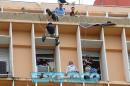 Intento de suicidio en el octavo piso de Casa de Gobierno