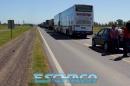 Protesta e interrupcin del trnsito en la Ruta 16