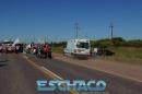 Protesta e interrupcin del trnsito en la Ruta 16