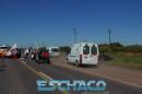 Protesta e interrupcin del trnsito en la Ruta 16