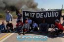 Protesta e interrupcin del trnsito en la Ruta 16