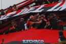 Festejo del campen Newells y despedida de la Copa Argentina