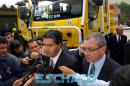 El gobernador entreg a Domingo Peppo autobomba forestal para Villa ngela