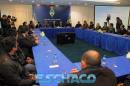 El gobernador entreg a Domingo Peppo autobomba forestal para Villa ngela