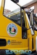 El gobernador entreg a Domingo Peppo autobomba forestal para Villa ngela