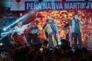 Show de El Indio Rojas en la Pea Nativa Martn Fierro