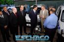 Entrega de camionetas para uso de radares mviles de la Caminera