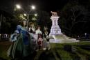 Inauguraron la obra de restauracin de la Loba Romana