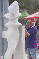 Genti Tavanxhiu:  Solo en la Bienal del Chaco uno puede sentirse en el centro de la situacin como un escultor