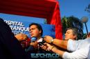 Recorrida del Gobernador por el Hospital de Barranqueras