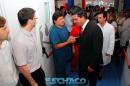 Recorrida del Gobernador por el Hospital de Barranqueras