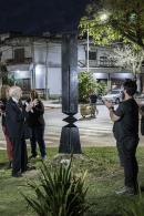 Emplazaron Obelisco y Ritmo Csmico", dos esculturas de la Bienal 2024