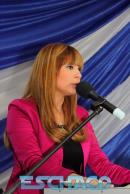 La precandidata de la Lista 501 K Celeste Segovia expuso su plataforma