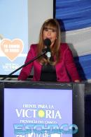 La precandidata de la Lista 501 K Celeste Segovia expuso su plataforma