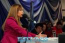 La precandidata de la Lista 501 K Celeste Segovia expuso su plataforma