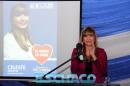 La precandidata de la Lista 501 K Celeste Segovia expuso su plataforma