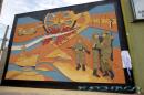 Mural en homenaje a los hroes de Malvinas