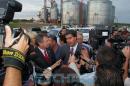 Gobernador y Ministro de Agricultura de la Nacin de recorrida en Las Palmas
