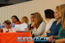 Mujeres polticas y dirigentes sociales reunidas en la UTN